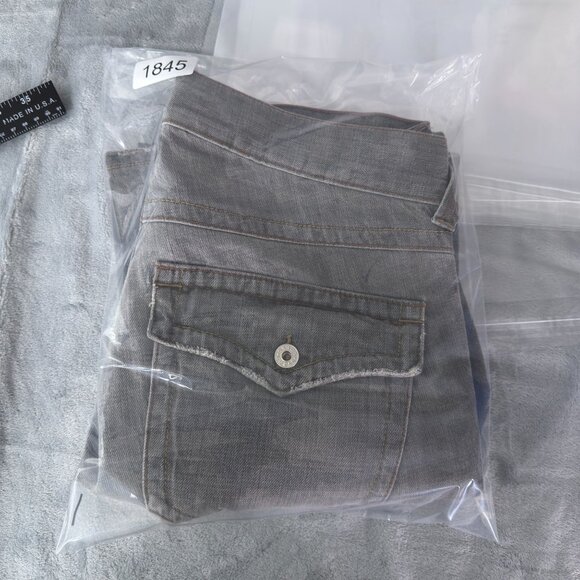 Guess Jeans Womens Bootcut Leg Size 32 Mid Rise 100% Cotton Gray Light Wash - Picture 12 of 12